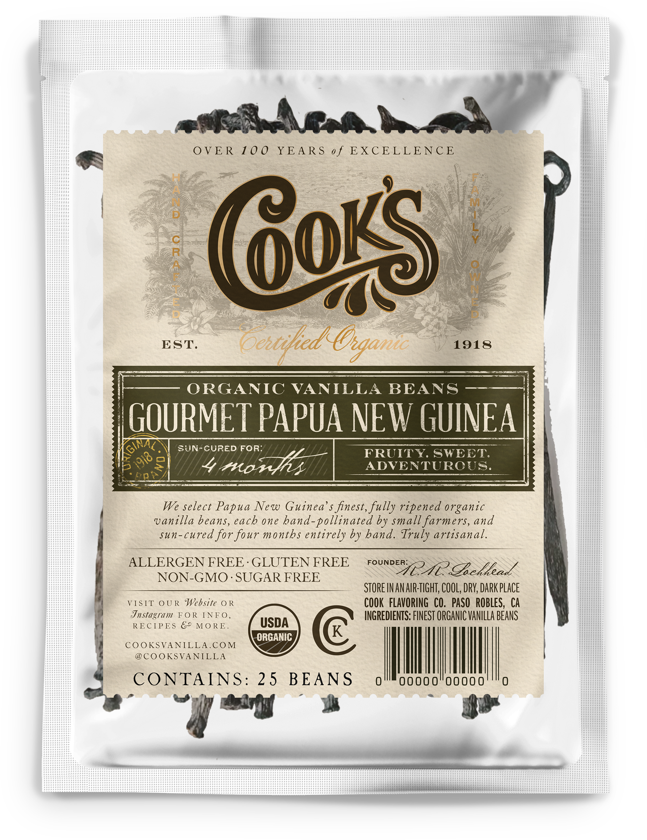 Organic Gourmet Papua New Guinea Vanilla Beans | Wholesale