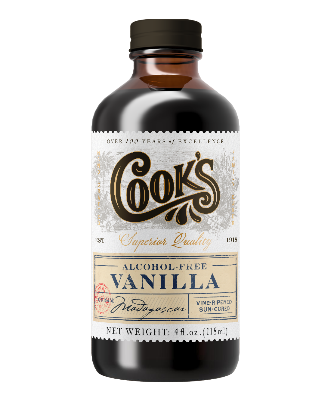 Cookbook Alcohol Free Pure Vanilla