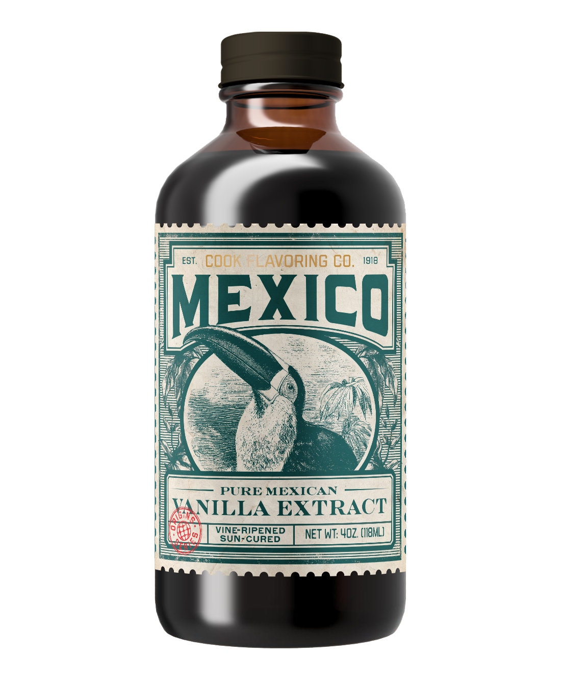 Single Origin Pure Mexican Vanilla Extract