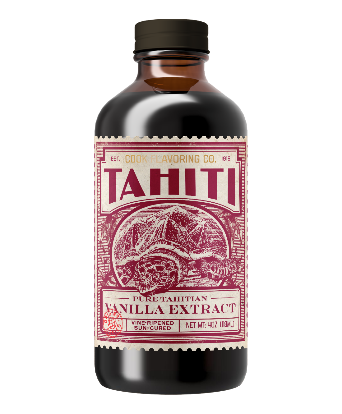 Single Origin Pure Tahitian Vanilla Extract